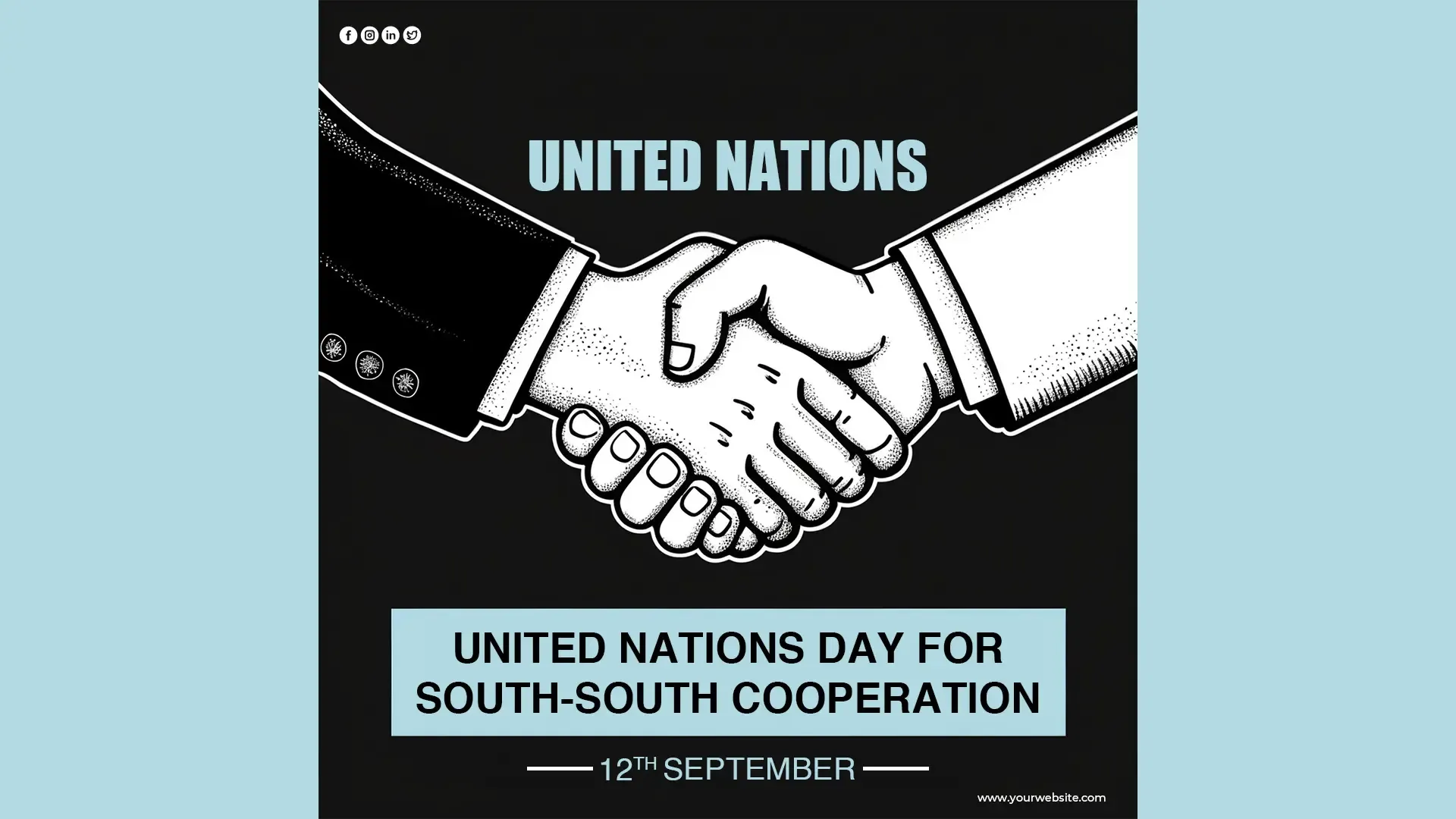 Celebrate United Nations Day for South-South Cooperation Instagram Post image